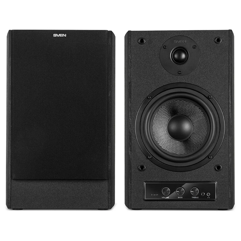 SVEN MC-30, чёрный, акустическая система 2.0, мощность 2x100Вт (RMS), пульт ДУ, Bluetooth, Optical 2