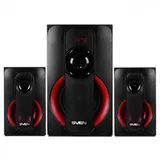 SVEN MS-304, черный, акустическая система 2.1, мощность (RMS): 20 Вт + 2x10 Вт, FM-тюнер, USB/SD, дисплей, ПДУ, Bluetooth