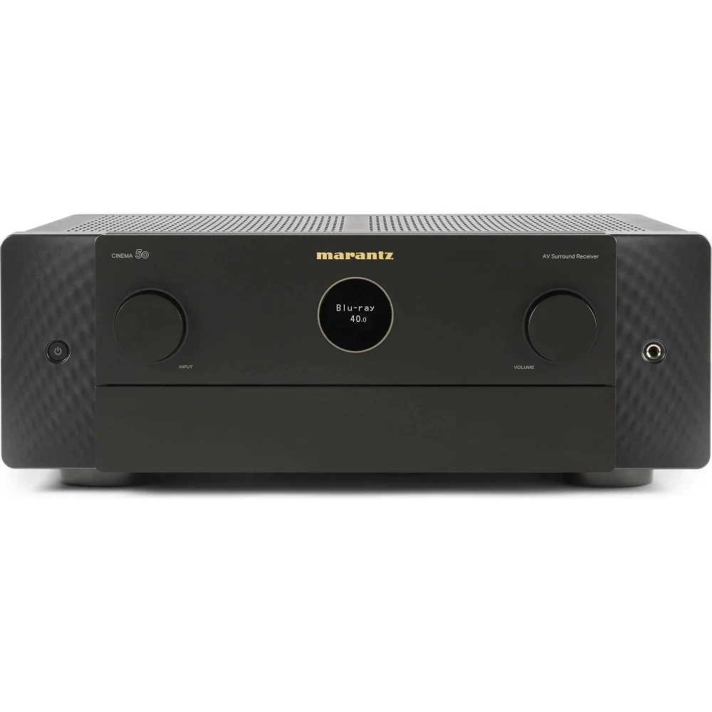 MARANTZ AV-Усилитель CINEMA50 ЧЕРНЫЙ АV-усилитель 9.4, 110 Вт на канал, Dolby Atmos, DTS:X и Auro-3D, 8K Ultra HD, и встроенным стримингом HEOS®, 6 входов и 3 выхода HDMI, AirPlay 2, 2 зоны, габарит