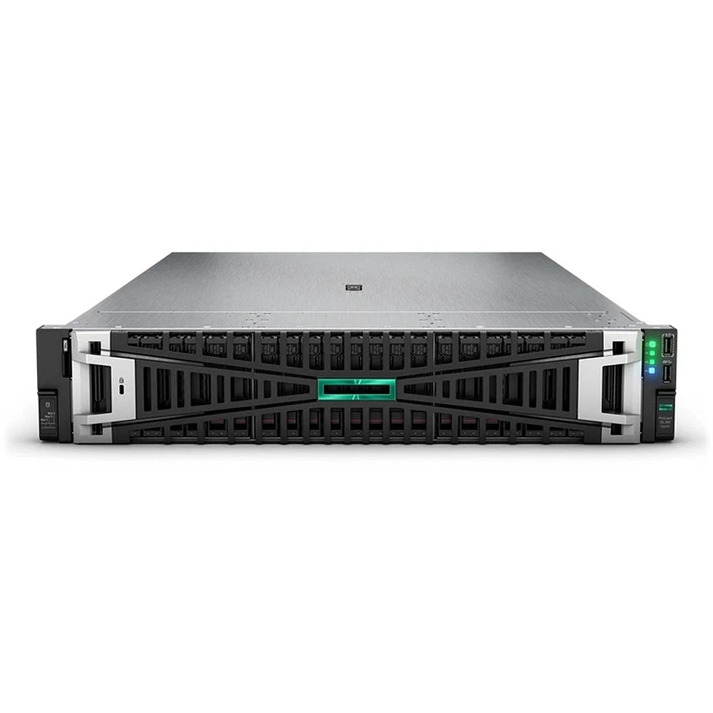Сервер HPE/DL380 Gen11/1/Xeon Silver/4514Y (16C/32T 30Mb)/2 GHz/64 Gb/MR416i-o Gen11/2/2.4TB SAS/2x10GbE Base-T/2 x 1000W Titanium P77235-425