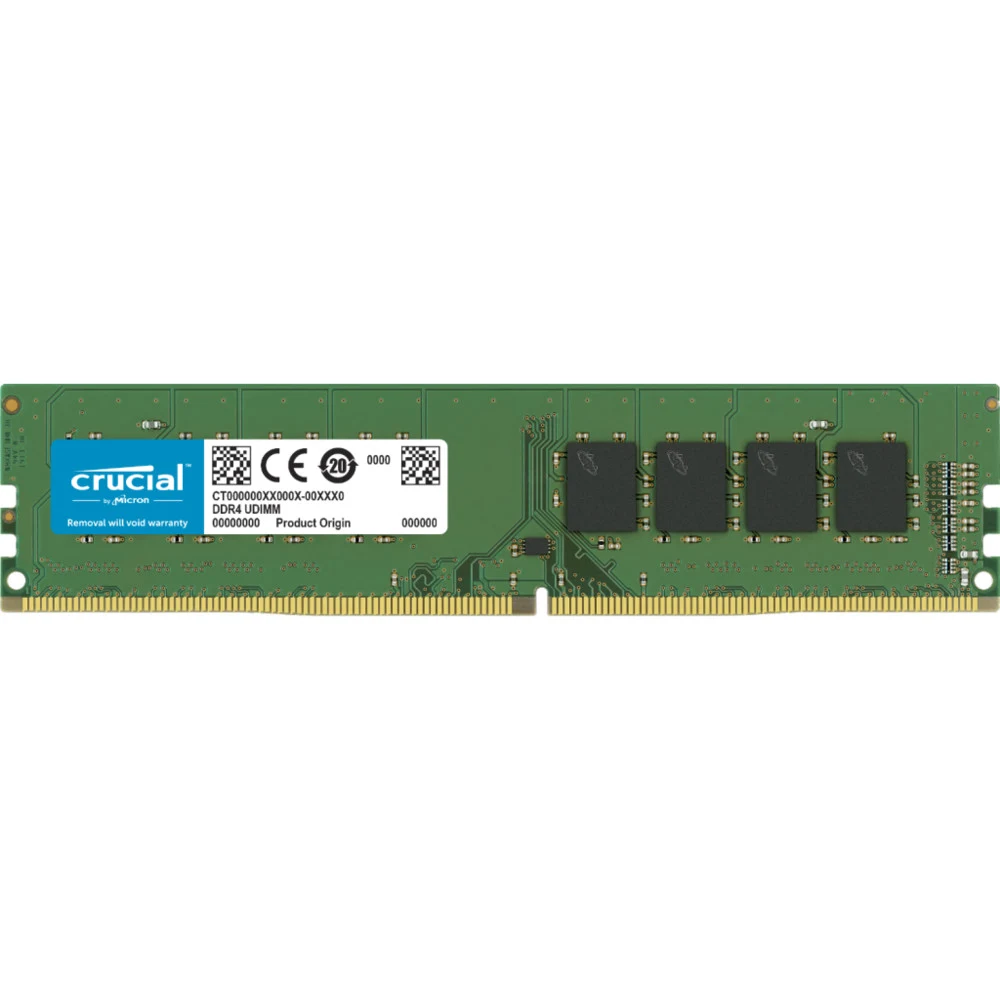 Оперативная память Crucial by Micron DDR4 16GB 3200MHz UDIMM (PC4-25600) CL22 1.2V, 1 Year Warrаnty OEM