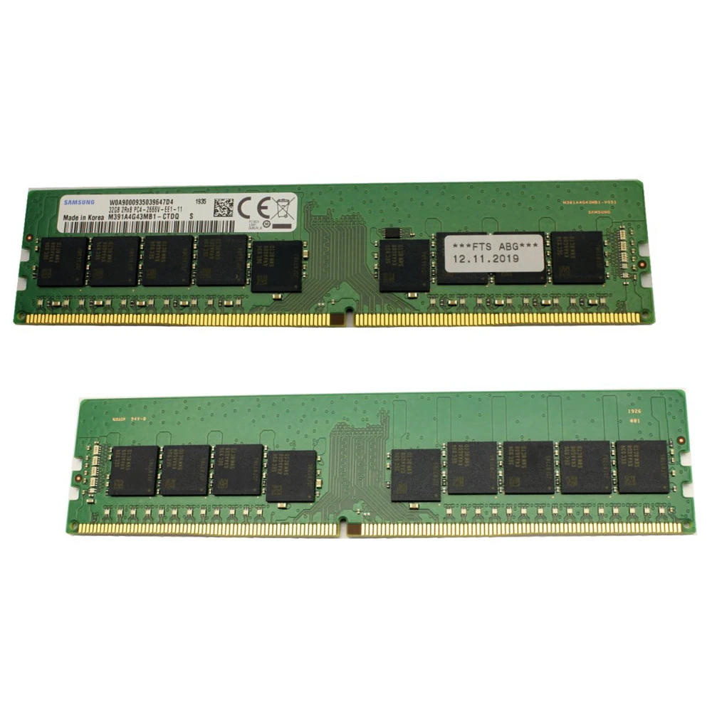 Fujitsu 32GB (1x32GB) 2Rx8 DDR4-2666 Unbuffered ECC for PY RX1330M4/TX133OM4