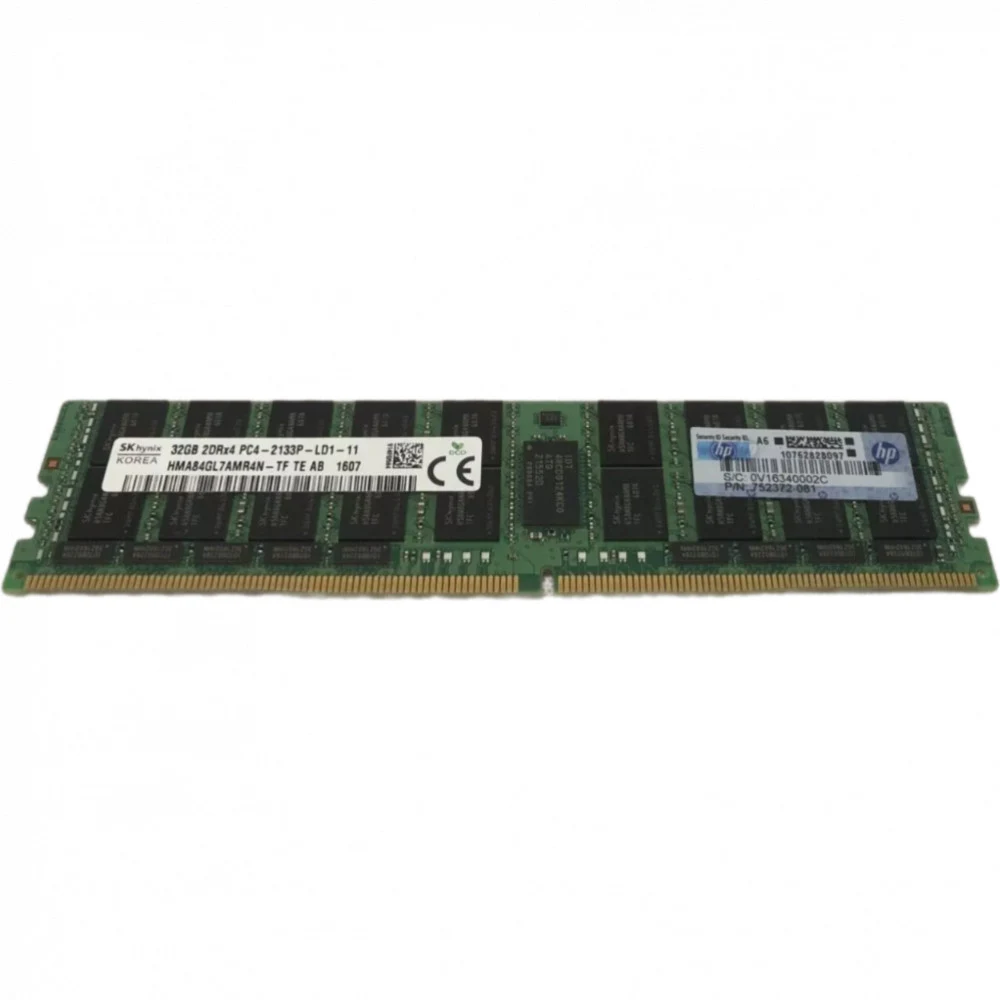 Оперативная память HP 32GB (1 x 32GB) Quad Rank x4 DDR4-2133 Load Reduced [726722-B21], 726722-B21 774174-001 752372-081