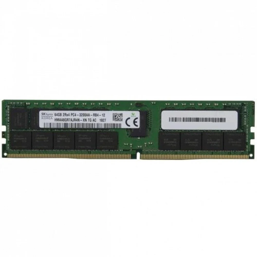 USED Оперативная память DDR4 64GB Hynix original PC4-25600 3200MHz CL22 ECC Reg 1.2V (Б/У)