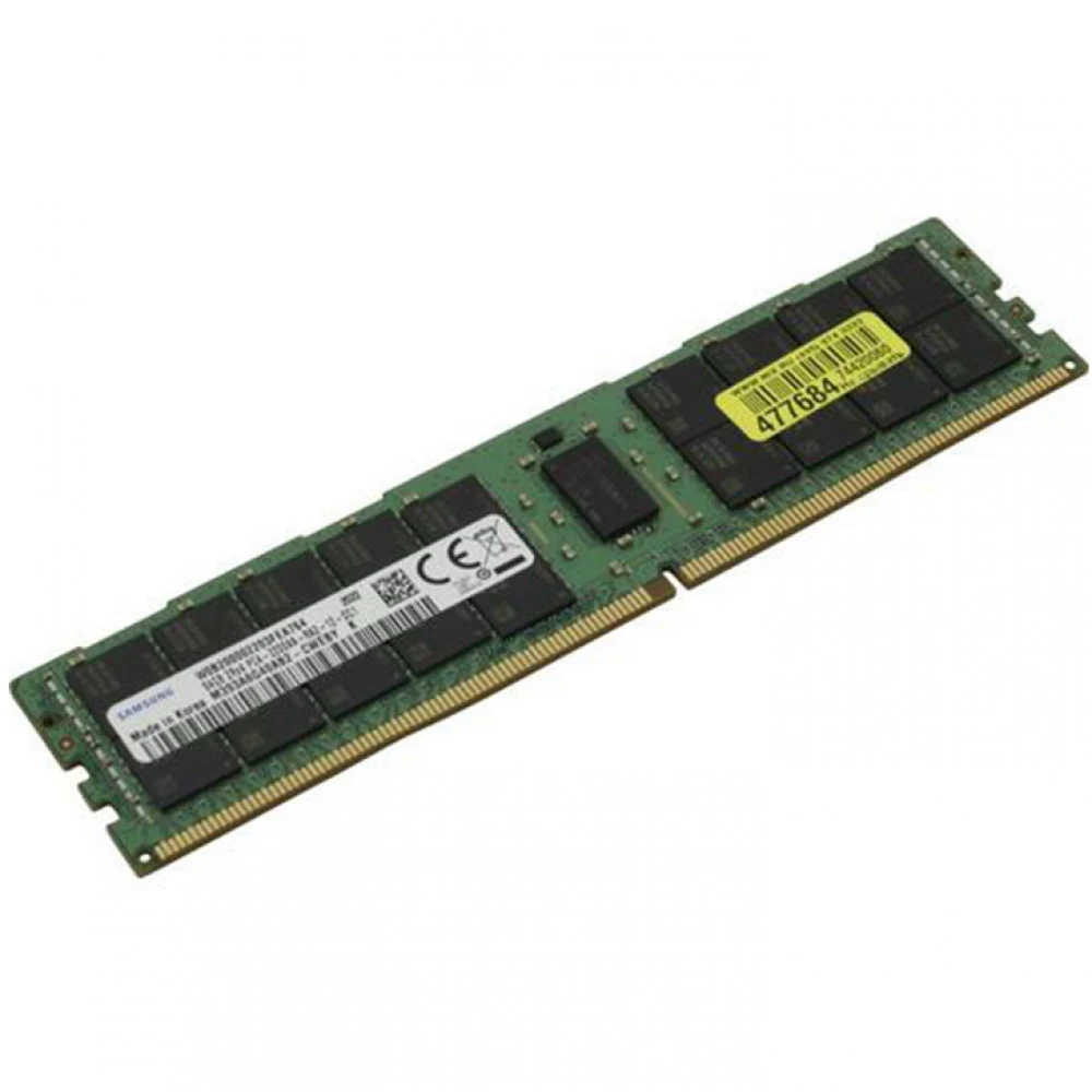 Оперативная память Samsung DDR4 64GB RDIMM (PC4-25600) 3200 Mbps ECC Reg 1.2V (M393A8G40AB2-CWE) 1 year, ОЕМ, clean pull