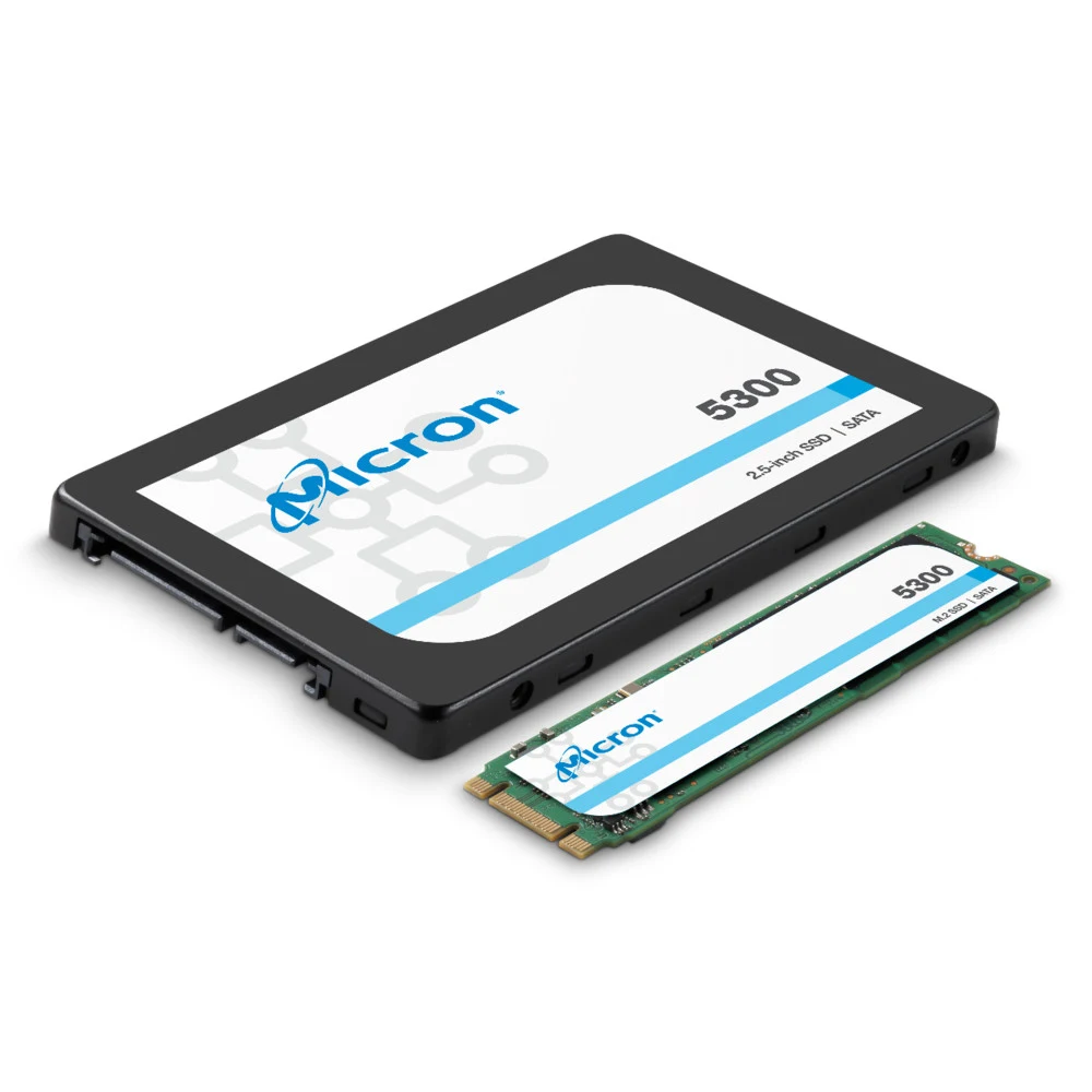 Твердотельный накопитель Micron 5300PRO 480GB SATA M.2(22x80mm) 3D TLC R540/W410MB/s MTTF 3М 85000/36000 IOPS 1324TBW SSD Enterprise Solid State Drive, 1 year, OEM