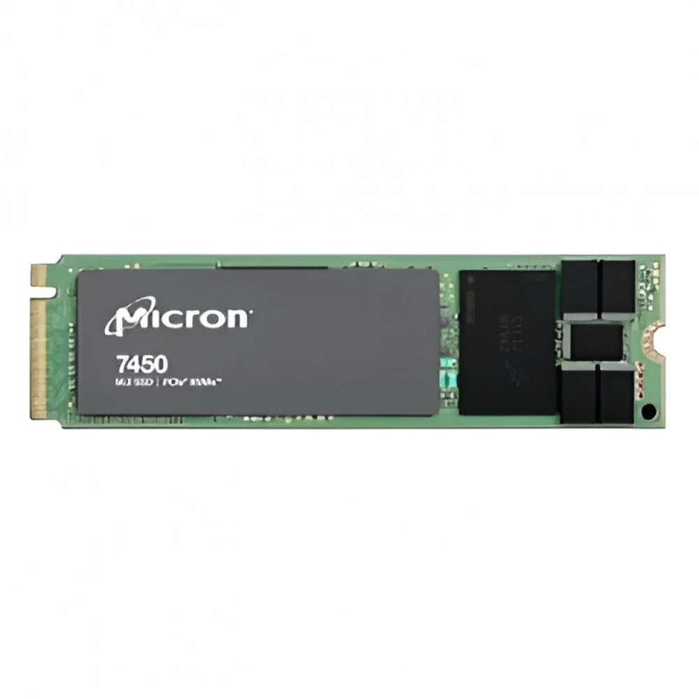 Твердотельный накопитель Micron 7450 PRO 480GB NVMe M.2 (22x80mm) PCIe 4.0 x4, R5000/W700MB/s 3D TLC 1DWPD 280K/40K IOPS 800TBW SSD Enterprise Solid State Drive, 1 year, OEM