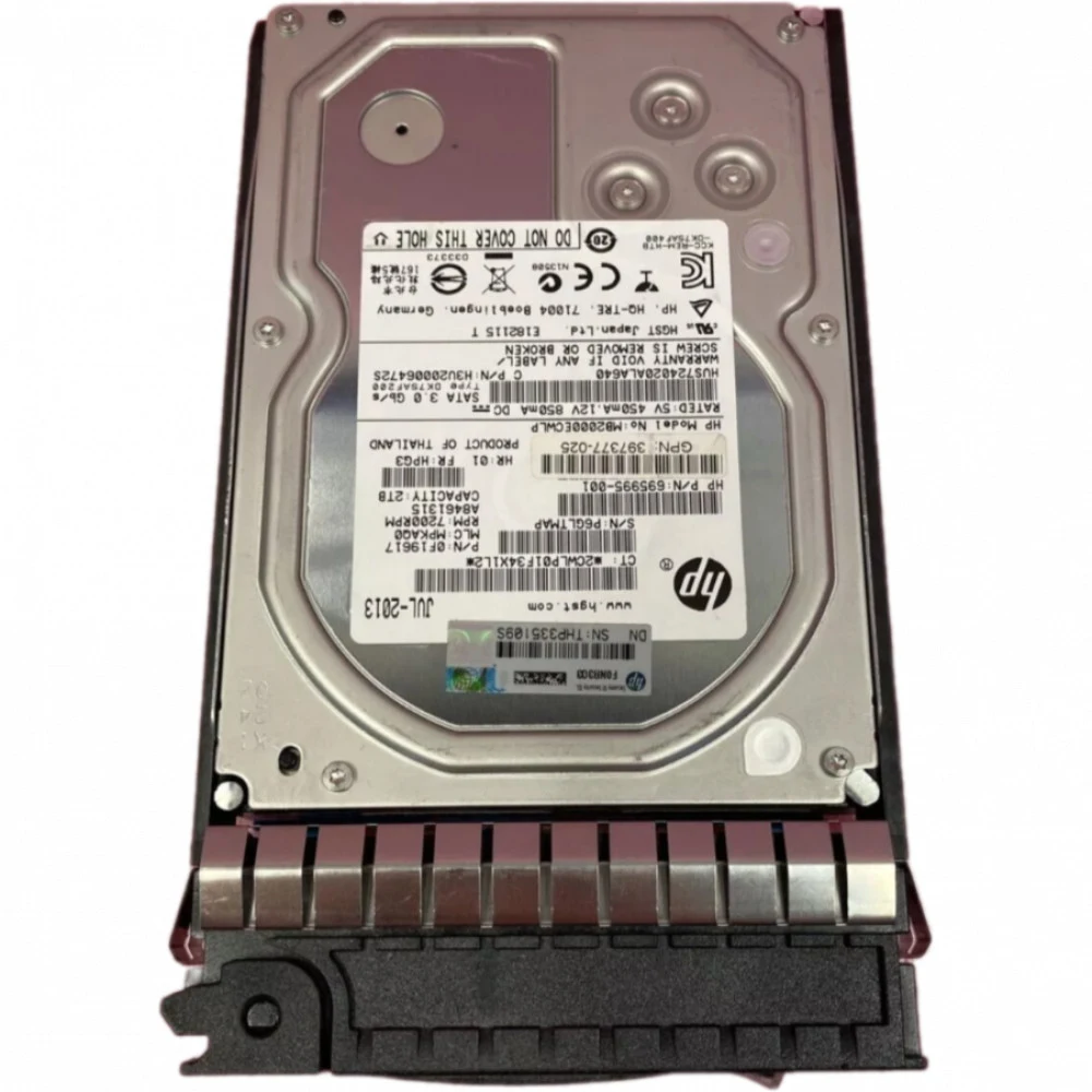 Жесткий диск HP 2TB 7.2K 3G SATA 3.5 REF [507632-B21-REF]