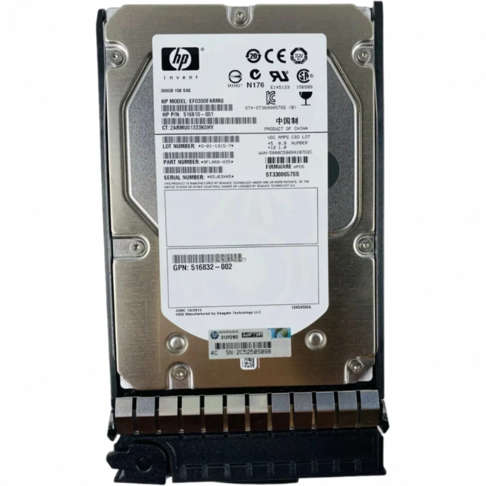 Жесткий диск HP 300GB 15K 6G SAS 3.5 REF [516814-B21-REF]