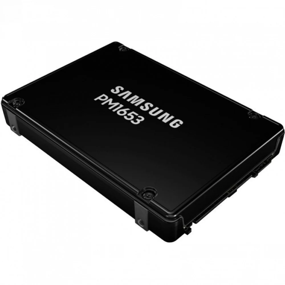 Твердотельный накопитель Samsung Enterprise SSD, 2.5"(SFF) 15mm, PM1653, 7680GB (7.68TB), SAS 24Gb/s, R4200/W3700Mb/s, IOPS(R4K) 770K/135K, MTBF 2M, 1DWPD/5Y, TBW 14016TB, OEM (repl. MZILT7T6HALA-00