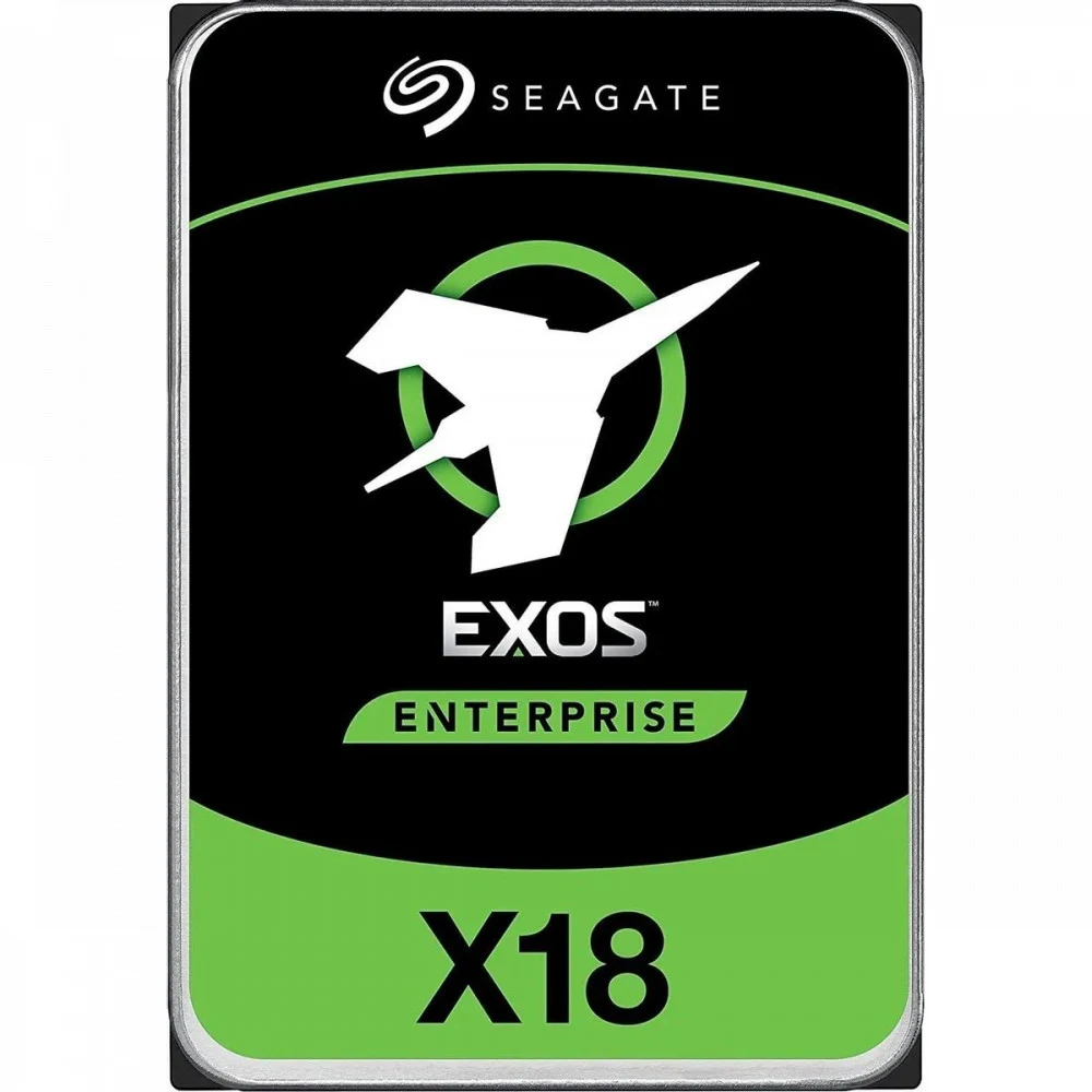 Жесткий диск Seagate Exos X18 HDD 3.5" SATA 14Tb, Exos X18, 7200 rpm, 256Mb buffer, 512e/4kn, CMR, ST14000NM000J, 1 year