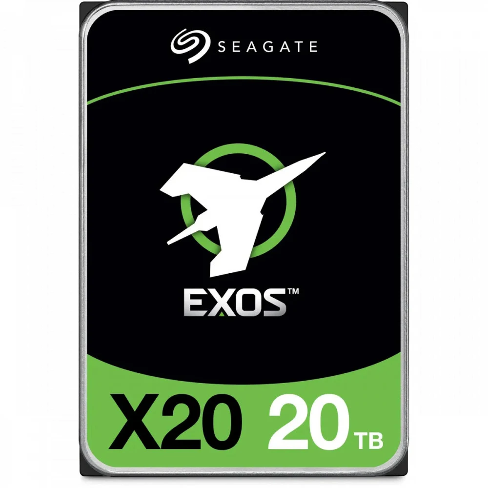 Модуль памяти/ HDD Seagate SATA3 20Tb Exos X20 7200 256Mb OFFICIAL RECERTIFIED 1 year warranty (replacement MG10ACA20TE, WUH722020CLE6L4)