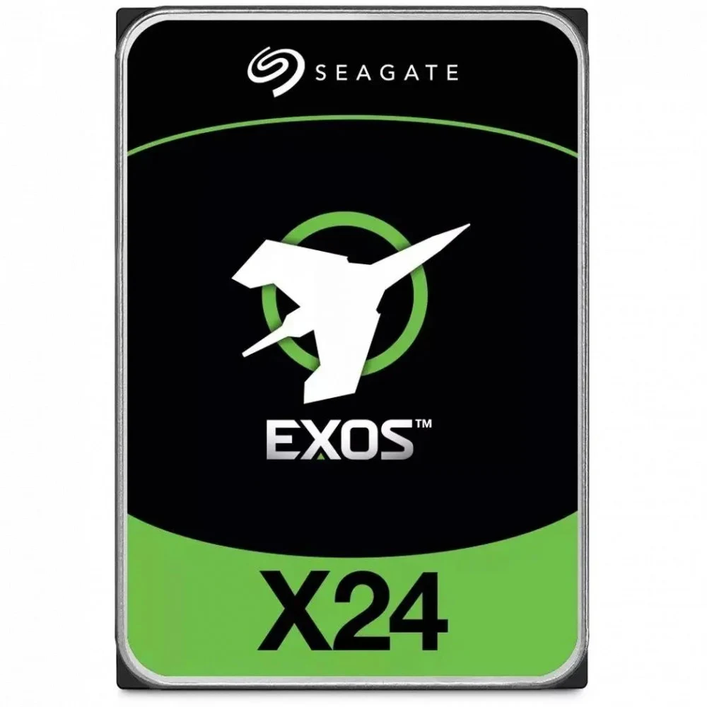 Жесткий диск Seagate Exos X24 HDD 3.5" SATA 16Tb, 7200 rpm, 512Mb buffer, 512e/4kn, CMR, ST16000NM002H, 1 year