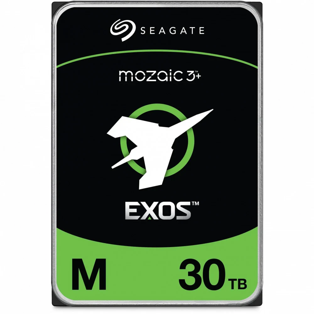 Жесткий диск серверный Seagate 3.5" 30TB Seagate Exos M SATA 6Gb/s, 7200rpm, 512MB, 512e, CMR, Mozaic 3+, Bulk