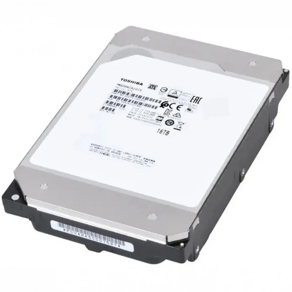 Жесткий диск/ HDD Toshiba SAS 16Tb 3.5" Server 7200 12Gbit/s 512Mb (clean pulled) 1 year warranty (replacement ST16000NM002G, ST16000NM004J)