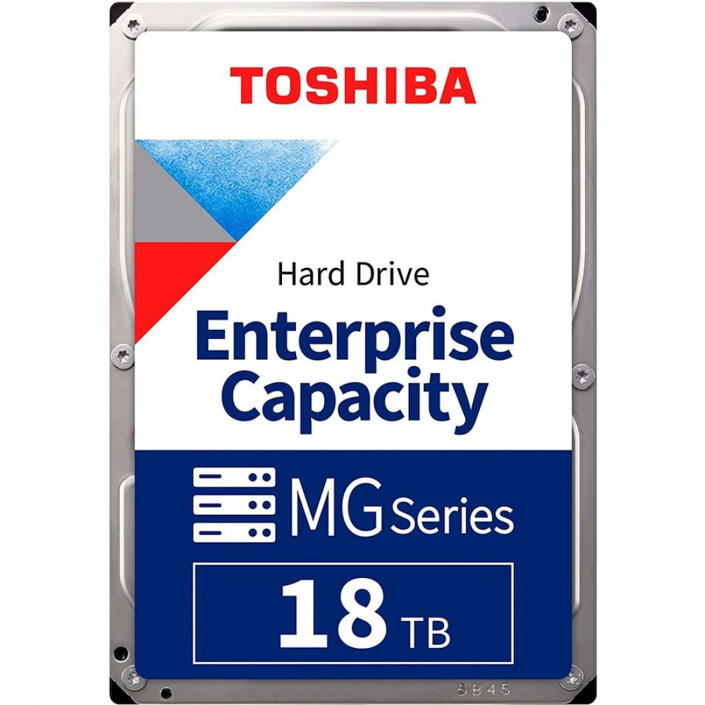 Жесткий диск серверный Toshiba Enterprise Capacity HDD MG09ACA18TE 18TB 3.5" SATA 6Gb/s, 7200rpm, 512MB, 512e, Helium, MG09ACA18TE Bulk (858697)