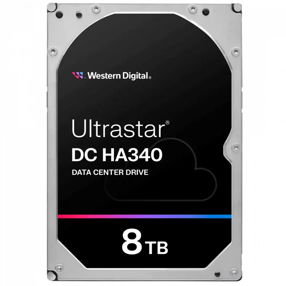 Корпоративный жесткий диск повышенной надежности HDD 8Tb WD ULTRASTAR 256MB 7200RPM SATA3 3,5" WUS721208BLE6L4