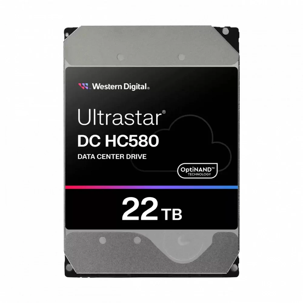 Жесткий диск/ HDD WD SATA Server 22Tb Ultrastar DC HC580 7200 6Gb/s 512MB 1 year warranty (replacement MG10AFA22TE, MG10ACA20TE, WUH722020CLE604, WUH722020BLE604, WUH722020BLE6L4)