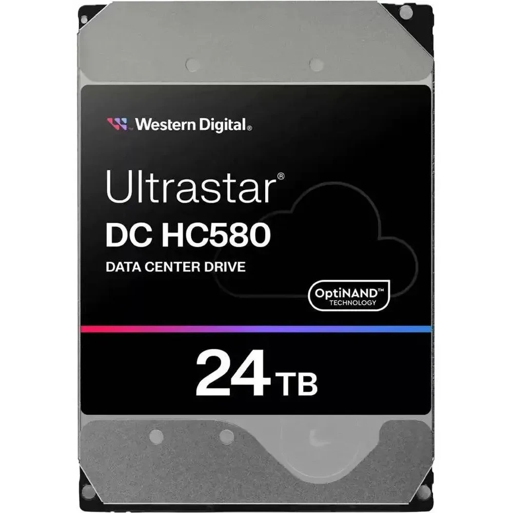 Жесткий диск/ HDD WD SATA Server 24Tb Ultrastar DC HC580 7200 6Gb/s 512MB 1 year warranty (replacement ST24000NM002H, MG11ACA24TE, WUH722424ALE6L4)