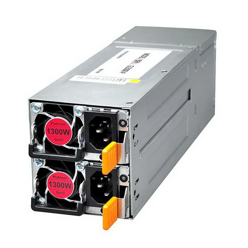 Gooxi 1+1 1300W CRPS, 80+ Platinum, with PM-bus and HVDC support, for 2U/3U/4U server chassis Форм-фактор: Redundant 2U Номинальная мощность, Вт: 1300 Тип PFC: Активный Система охлаждения: Два венти
