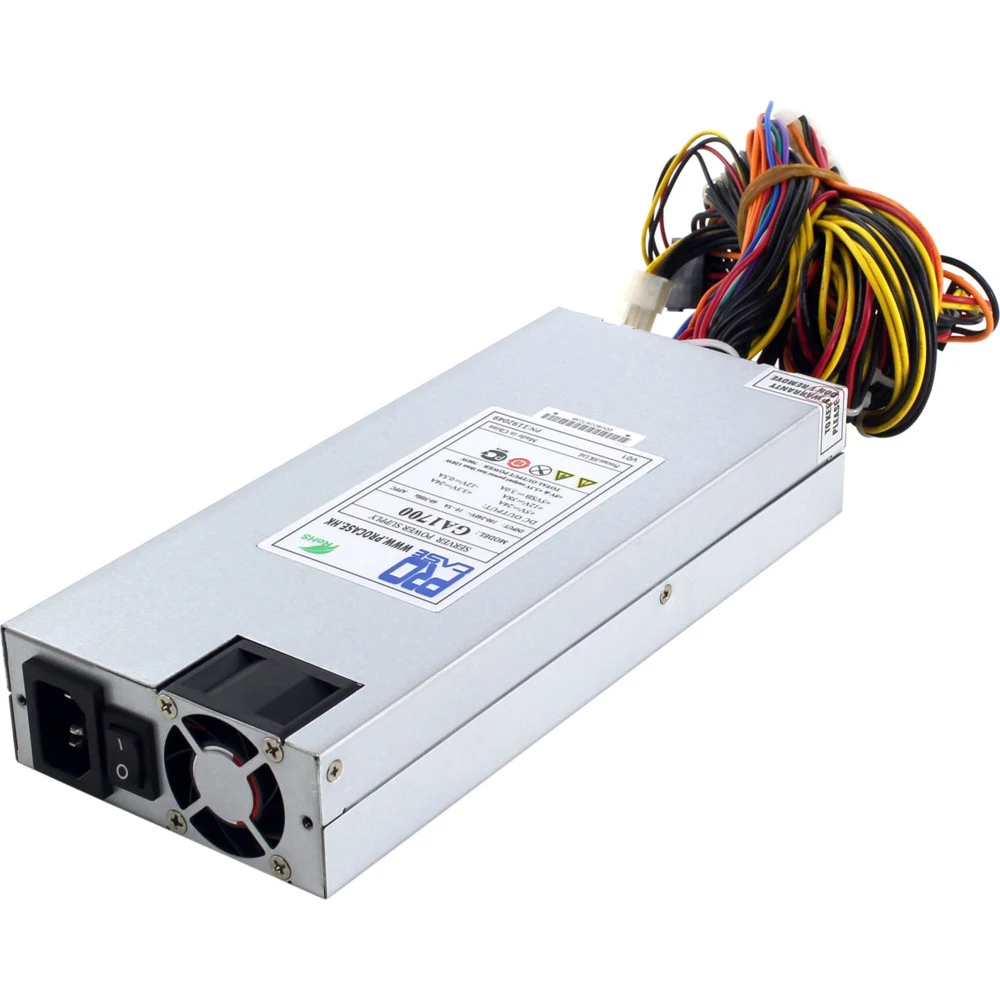 Procase Блок питания GA1700 [GA1700] {БП 700W ATX 1U 230*100*40mm, 1FAN, PFC}