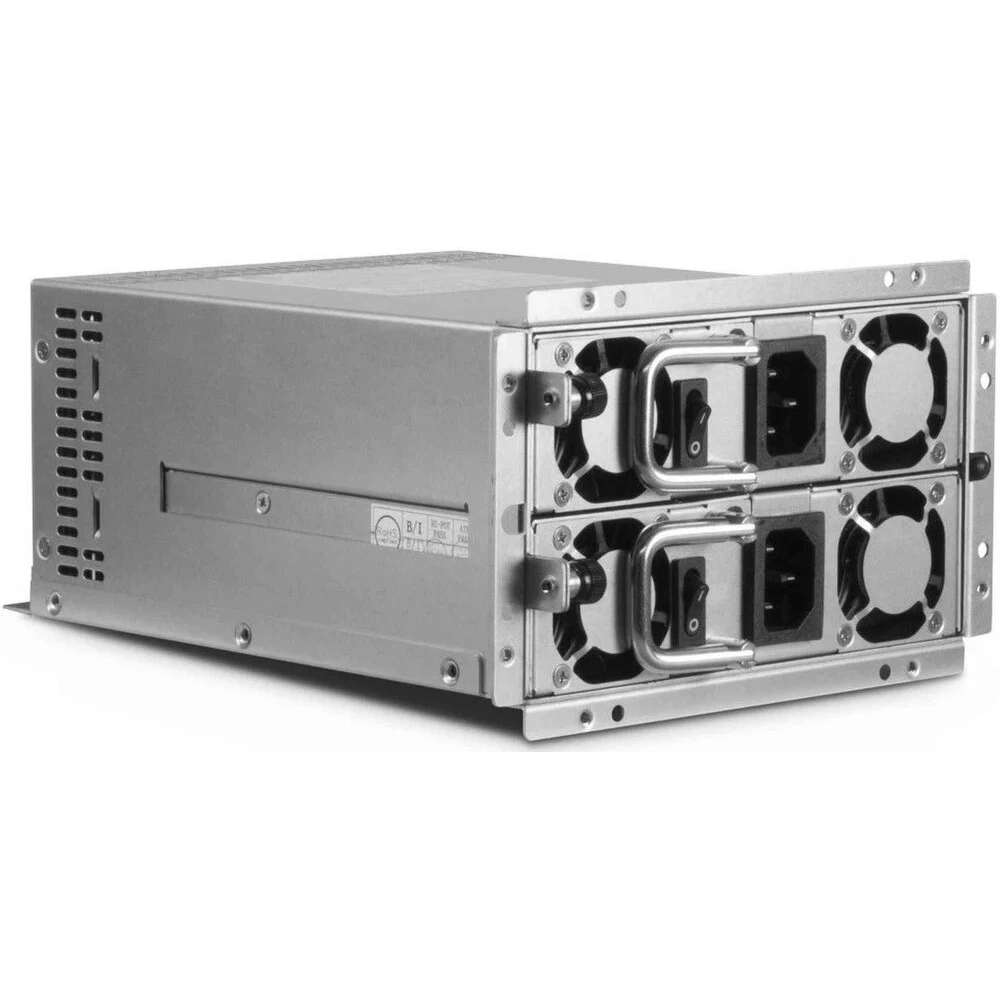 Procase GRP700 Блок питания с резервированием PS2+ ATX(700W+700W(1+1)),КПД=89+ Silver,185*150*86mm,Активный PFC,+5B=30A,+12B=58A,+3,3B=30A,-12V=1A,5VSB=3A