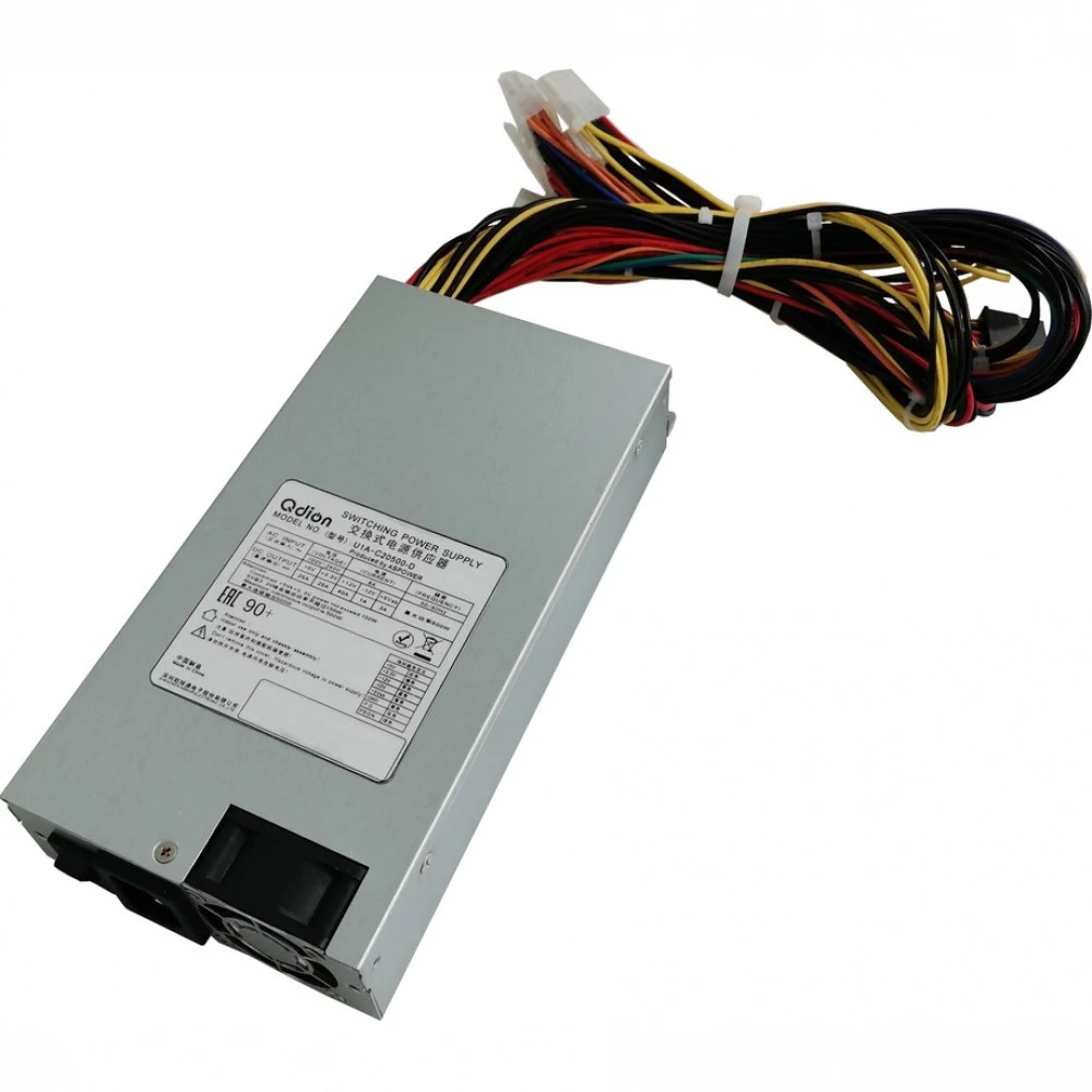 Блок питания серверный/ Server power supply Qdion Model U1A-C20500-D P/N:99SAC20500I1170110 1U Single Server Power 500W Efficiency 80 Plus Silver, Cable connector: C14