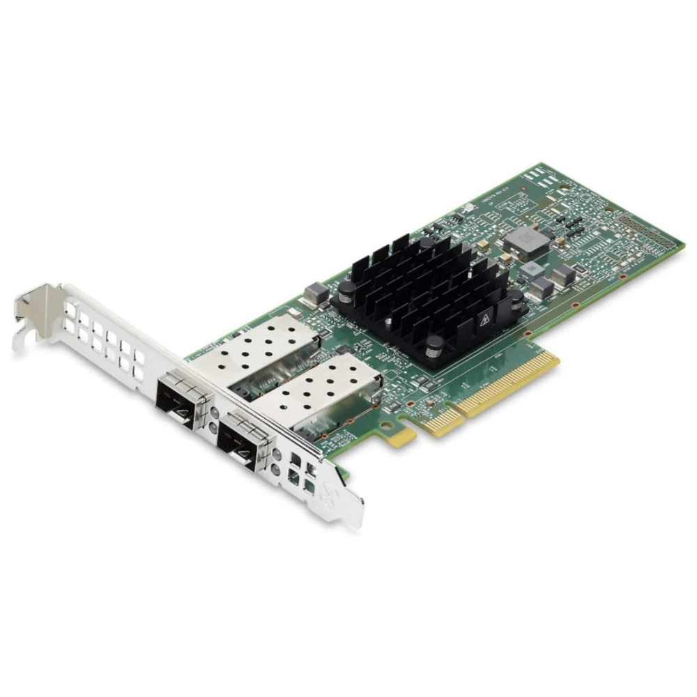 NetXtreme P225p (BCM957414A4142CC) SGL NX-E Dual-Port 25GbE SFP28, PCIe3x8, Ethernet Adapter RoCEv1/v2, HW congestion control, SR-IOV 128 VFs, Stateless offloads, VLAN/VXLAN/NVGRE encap/decap, SMBus