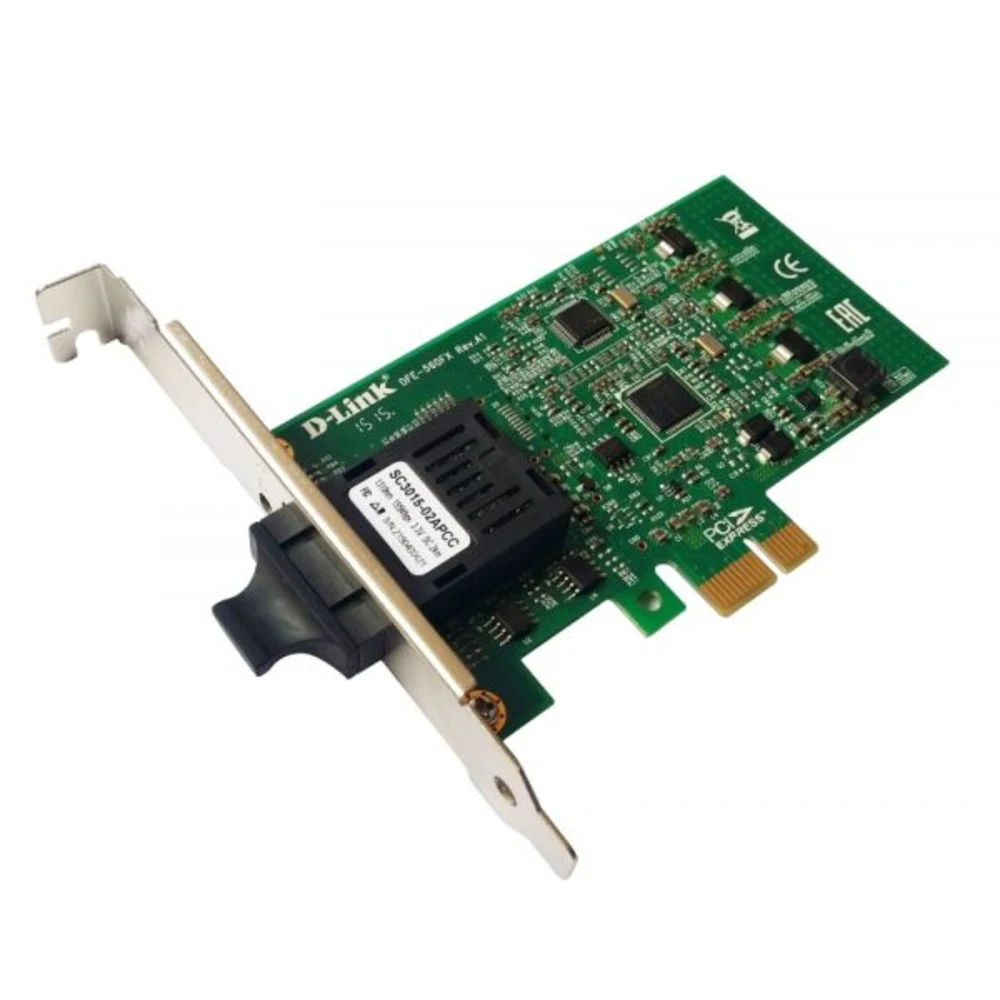 D-Link DFE-560FX/B1A Сетевой адаптер 100Base-FX с оптическим SC-разъемом для шины PCI Express (OEM)