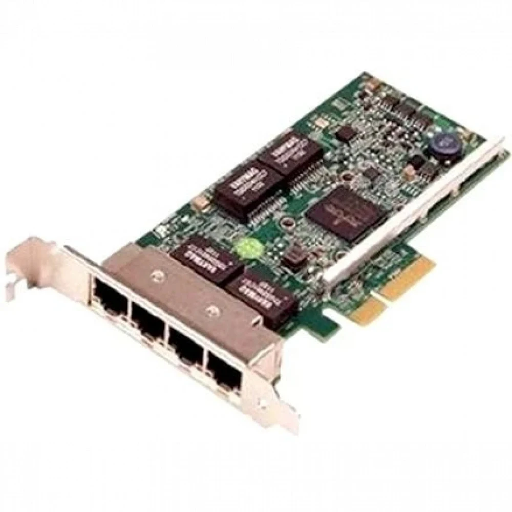 Сетевой адаптер Dell/Broadcom 5719 QP 1Gb Network Interface Card, Low Profile, Customer Installation/10/PCIe