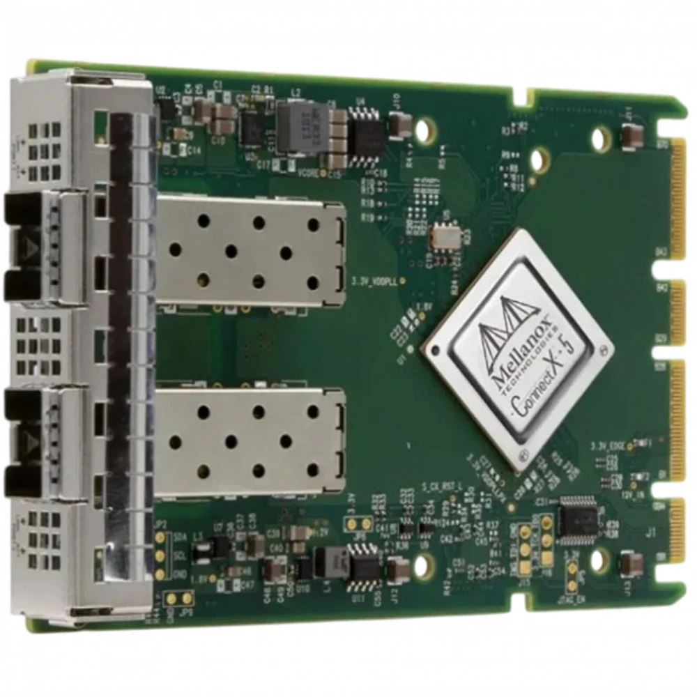 Сетевой адаптер/ Nvidia ConnectX-6 Lx Dual Port 10/25GbE SFP28 Adapter, PCIe Low Profile