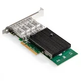 Сетевой адаптер ExeGate EXE-X710-4SFP+ (PCI-E x8 v.3, порты 4x SFP+, Quad 10Gb/s, Server NIC Chipset Intel FTXL710)