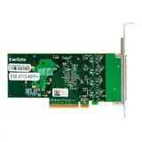 Сетевой адаптер ExeGate EXE-X710-4SFP+ (PCI-E x8 v.3, порты 4x SFP+, Quad 10Gb/s, Server NIC Chipset Intel FTXL710)