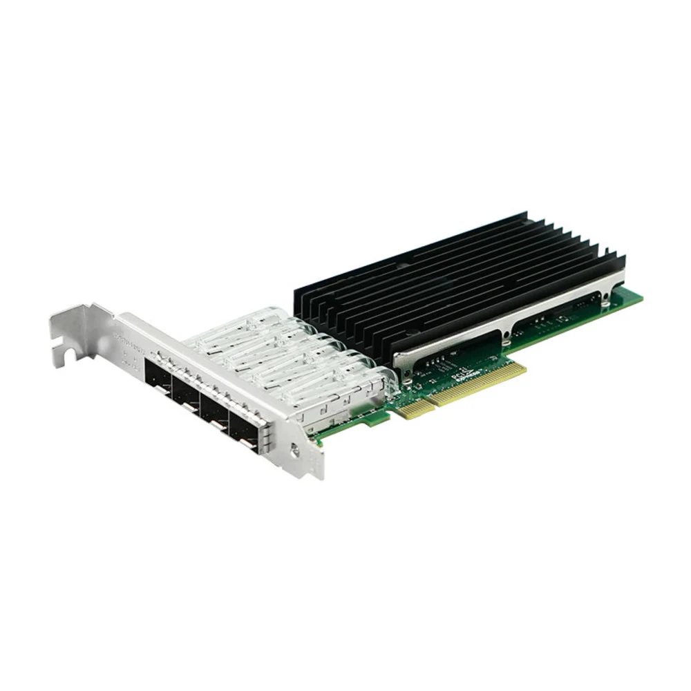 Сетевой адаптер Lr-Link LREC9804BF-4SFP+ PCIe 3.0 x8, Intel XL710, 4*SFP+ 10G NIC Card {50} (302977)
