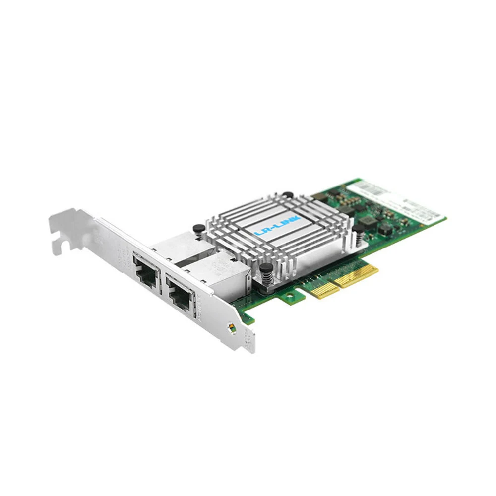Сетевой адаптер Lr-Link LREC9812BT PCIe 3.0 x4, Intel x550, 2*RJ45 10G NIC Card {50} (301970)