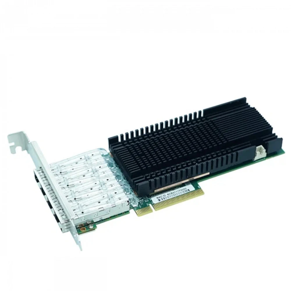 Сетевой адаптер Lr-Link LRES1024PF-4SFP+ PCIe v3.0 x8 4*SFP+ 10G NIC Card на базе Intel 82599