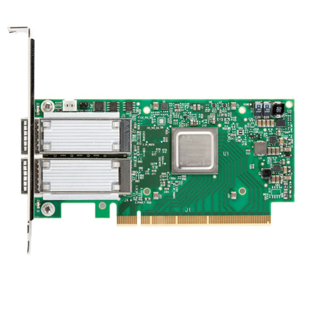 Сетевой адаптер Mellanox MCX516A-CDAT ConnectX-5 EN Network Interface Card 100 GbE Dual-Port QSFP28 PCIe4.0 x16 Tall Bracket ROHS R6 (480399) {20}