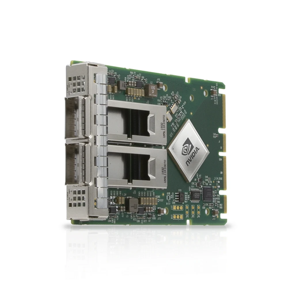 Сетевой адаптер Mellanox MCX623436AN-CDAB ConnectX-6 Dx EN adapter card, 100GbE, Dual-port QSFP56, OCP 3.0, No Crypto, Thumbscrew (Pull Tab) Bracket (485349) {22}