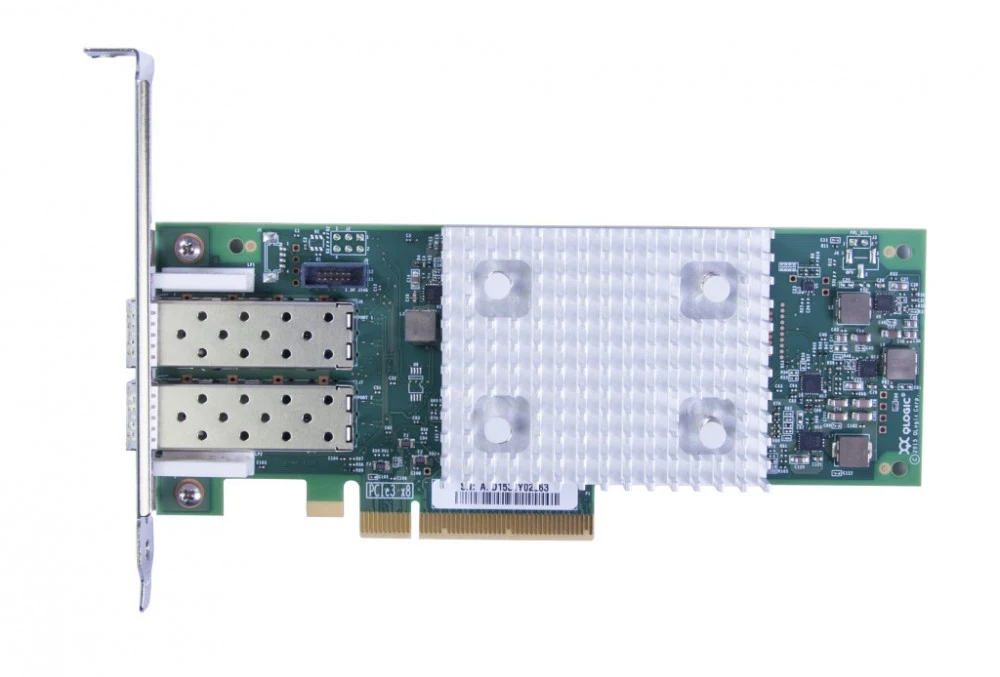 Lenovo TCH ThinkSystem Qlogic QLE2692 16Gb Enhanced Gen5 FC Dual-port HBA,2x16Gb FC SW SFP+( Transc(SR570/SR590/SR850/SR530/SR630/ST550/SD530/SR950/SR650)(for V2)