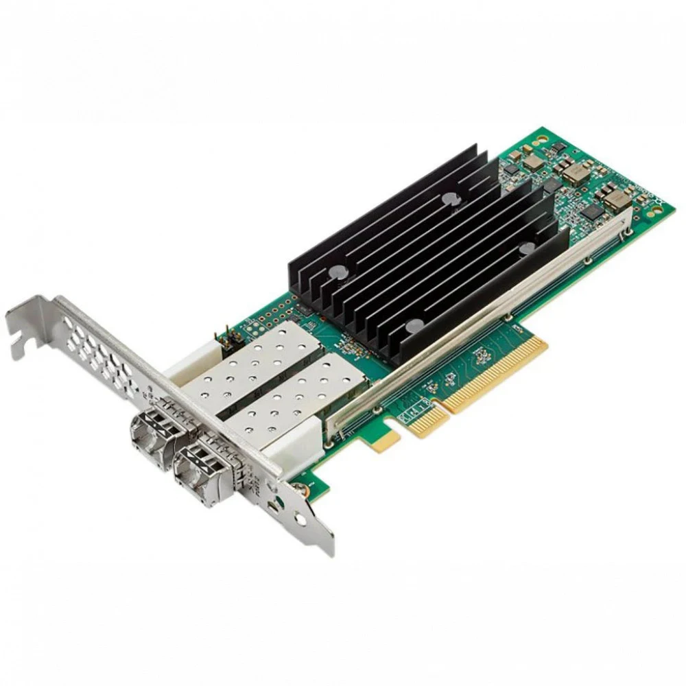 Сетевой адаптер Qlogic QLE2772-SR-SP (MA2810401-C2 C) 32Gb/s FC HBA, 2-port, PCIe v4.0 x8, LowProfile, LC SR MMF, В комплекте две планки (LP + FH)