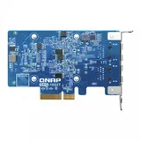 Сетевая карта/ QNAP QXG-10G2T Dual-port BASET 10GbE network expansion card low-profile form factor PCIe Gen3 x4