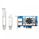 Сетевая карта/ QNAP QXG-10G2T Dual-port BASET 10GbE network expansion card low-profile form factor PCIe Gen3 x4