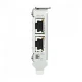 Сетевая карта/ QNAP QXG-10G2T Dual-port BASET 10GbE network expansion card low-profile form factor PCIe Gen3 x4