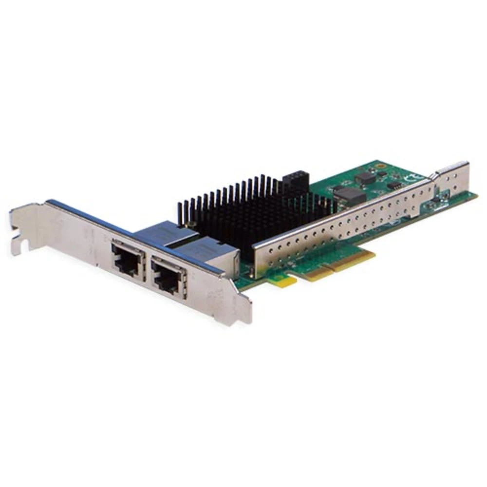 Silicom 10Gb PE310G2i50-T Dual Port Copper 10 Gigabit Ethernet PCI Express Server Adapter X4 Gen 3.0, Based on Intel X550-AT2, RoHS compliant (analog X550T2)