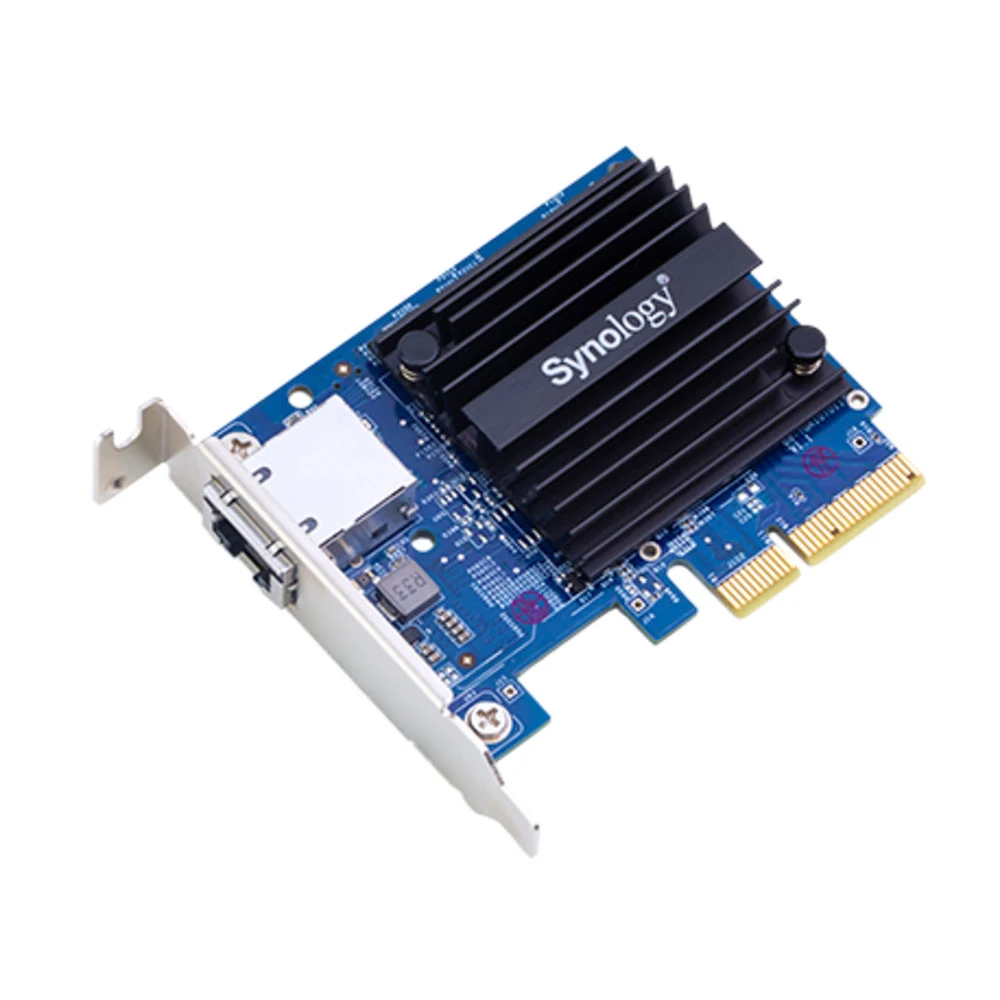 Synology 10 Gigabit Single port RJ-45 PCIe 3.0 4x adapter(incl LP and FH bracket)