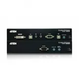 КВМ-удлинитель, ATEN, CE690-AT-G, USB, DVI, Optical KVM Extender (до 20 км), W/EU ADP