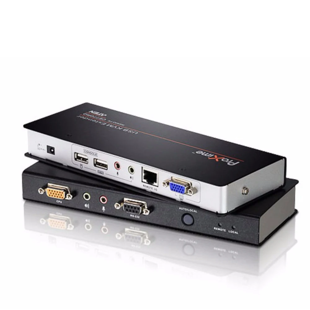 КВМ-удлинитель, ATEN, CE770-AT-G, USB, VGA/Audio, Cat 5, KVM Extender, W/DKW, W/EU ADP