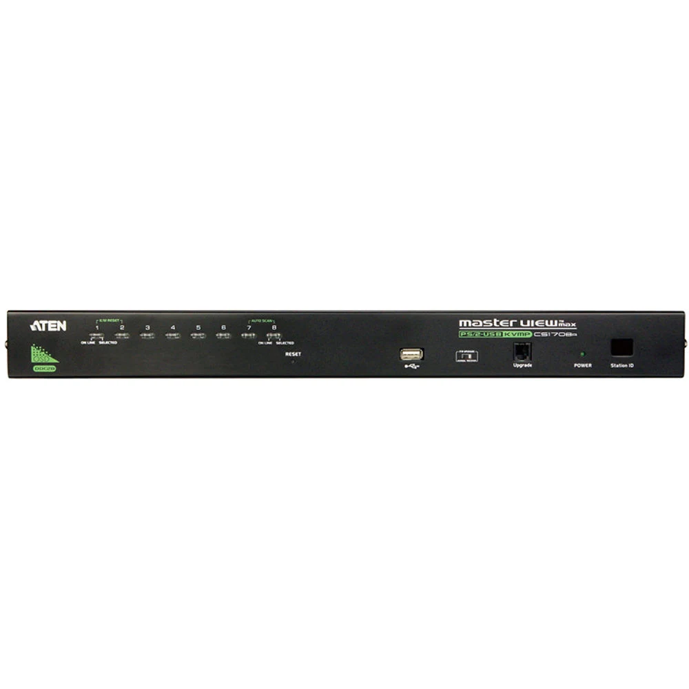 Переключатель электронный ATEN 8-Port PS/2-USB VGA KVM Switch with Daisy-Chain Port and USB Peripheral Support