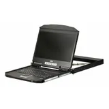 КВМ-консоль, ATEN, CL3100NX-ATA-RG, 18.5", 1U, Short Depth, USB, VGA, Single Rail, LCD Console, W/RU KB, W/EU Cord