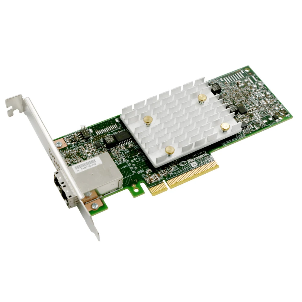 HBA-адаптер Microsemi Adaptec HBA 1100-8e (2293300-R) PCI Express 3.0 x8, SAS-3 12 Гб/с, 2хSFF8644 external